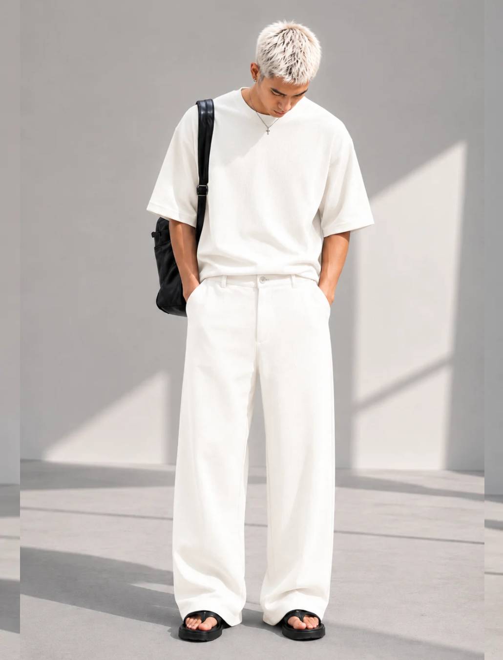 3 Pocket Co-ord Set White